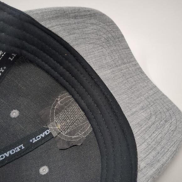 Cultus Lake Oregon Snapback Mesh Back Trucker Hat Gray One Size Legacy - Picture 8 of 10